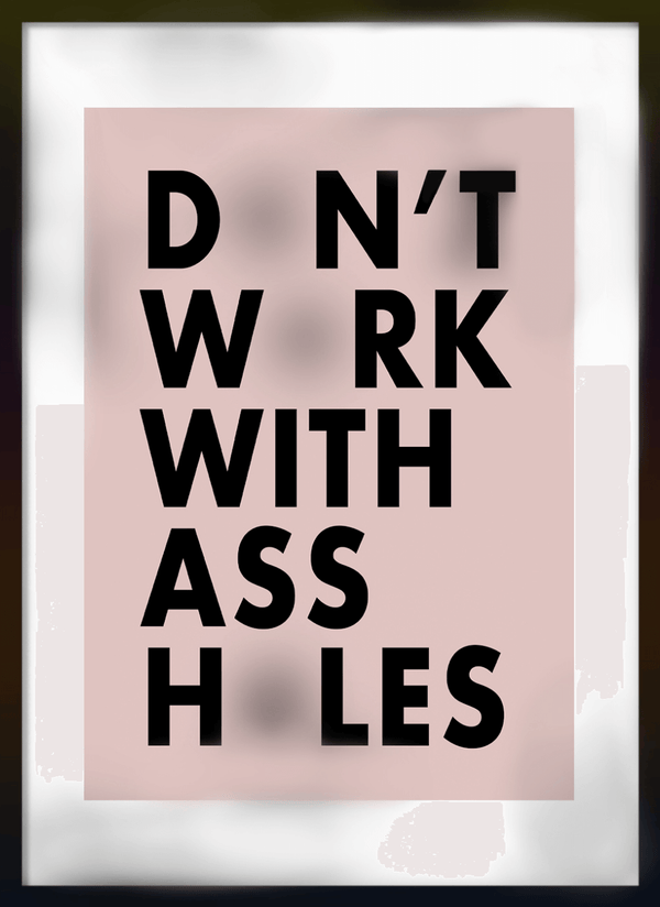 Les French Twins SHOP- PRINT : D✱N'T W✱RK WITH ASSH✱LES -